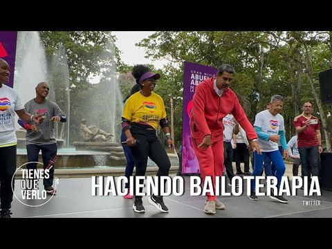 Presidente Maduro echó un pie con abuelos (as) en el Parque Los Caobos