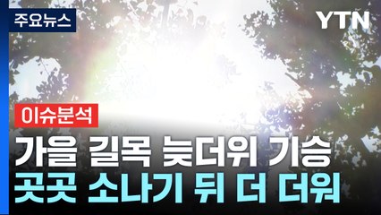올 듯 말 듯한 가을...추석 코앞 늦더위, 언제까지? / YTN