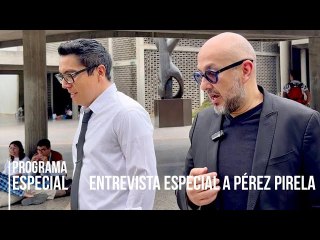 Entrevista especial a Pérez Pirela por el periodista venezolano Boris Castellano en la UCV