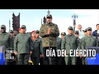 Aquí hay militares para defender la Patria y la revolución del Comandante Chávez: Maduro