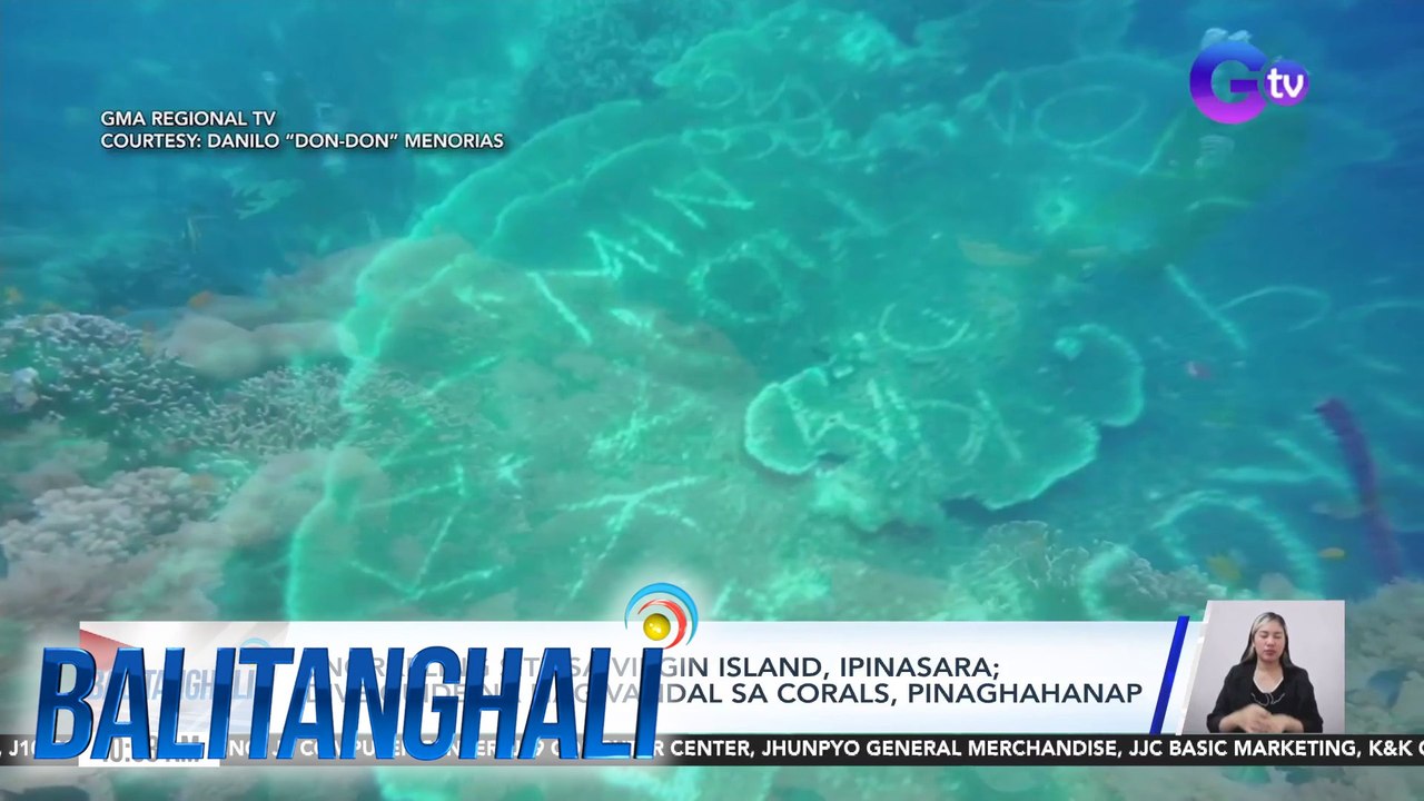 Snorkeling site sa Virgin Island, ipinasara; Dive guide na nag-vandal sa corals, pinaghahanap | Balitanghali