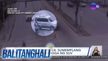 Motorcycle rider, sumemplang matapos mabangga ng SUV | Balitanghali