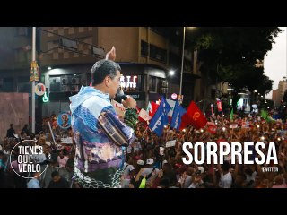 Sorpresa: VP Delcy Rodríguez apareció en tarima junto a Maduro en el arranque de la campaña