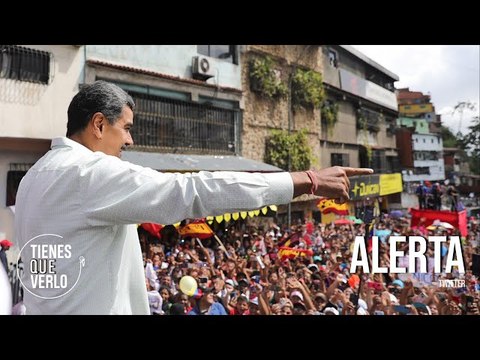 “Hay un viejo decrépito recorriendo Venezuela : Alerta el presidente @NicolasMaduro en Petare