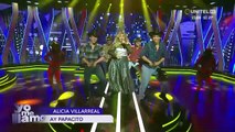 Al ritmo de ‘Ay papacito’ la imitadora de Alicia Villarreal cerró la noche 