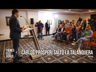 ¿Qué dice Maduro al conocer que Carlos Prosperi saltó la talanquera