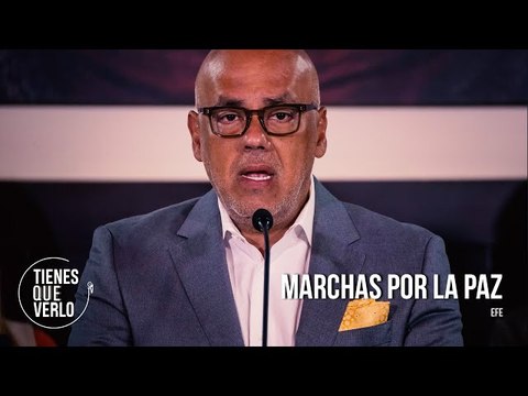 Jorge Rodríguez convoca grandes marchas por la paz este martes 30