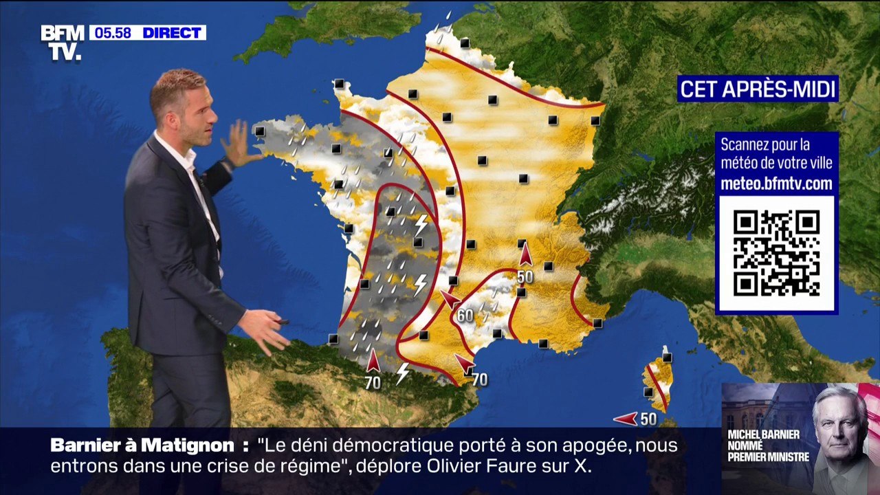 Des pluies sont à prévoir sur une partie du pays mais les températures remontent ce vendredi après-midi