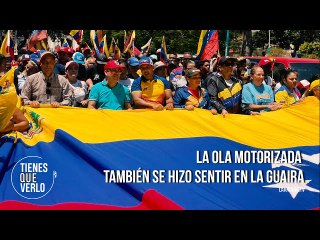 La ola motorizada también se hizo sentir en La Guaira
