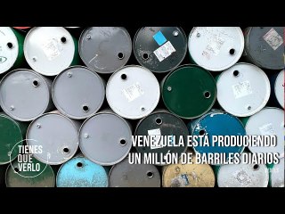 Con tecnología propia: Venezuela está produciendo un millón de barriles diarios