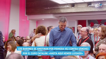 Los barones se amotinan por primera vez contra Sánchez por el cupo catalán: «Hasta aquí hemos llegado»