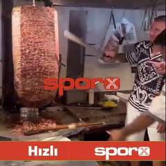 Ciro Immobile, döner kesti.