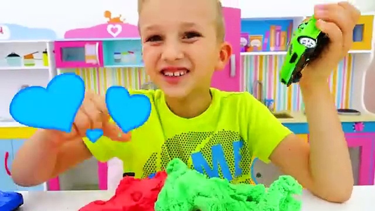 Vlad and Niki play with kids playhouses stories for children