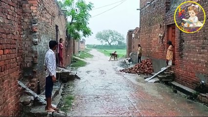 Enjoying Rain in Summer