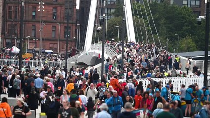 Clydebuilt Festival opening of Govan-Partick bridge to public