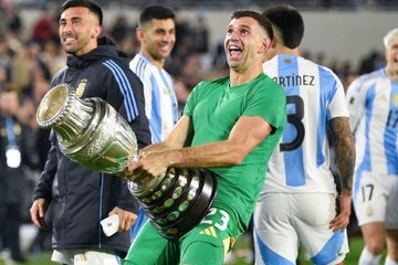 Dibu Martínez se "encariña" con la Copa América