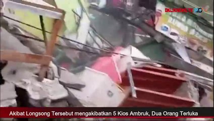 Longsor di Bojonggede Bogor Rusak 5 Kios, Doa Orang Mengalami Luka-luka