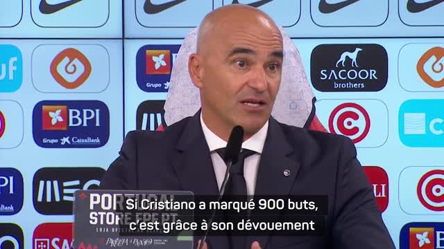 Portugal - Martinez : “Les 900 buts de Cristiano Ronaldo, un exemple de dévouement”