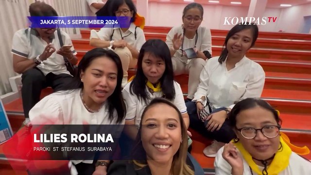 Kesan Paroki Santo Stefanus Surabaya usai Ikuti Misa Akbar Bersama Paus Fransiskus di GBK