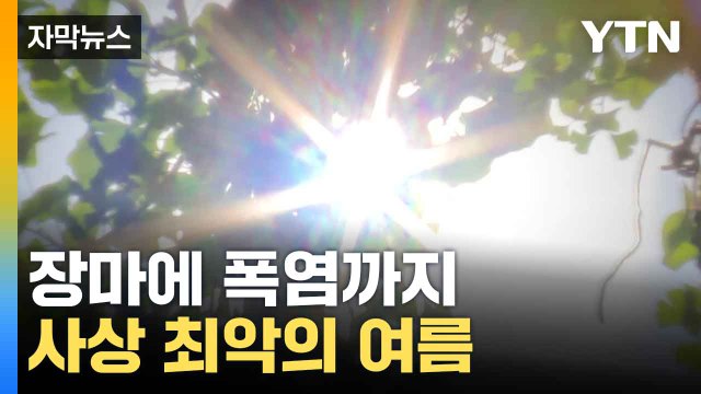 [자막뉴스] 올여름 사상 '최악 더위' 등극...장맛비도 '역대급' / YTN