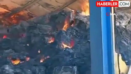 Mardin'de çiftlikte çıkan yangına müdahale devam ediyor