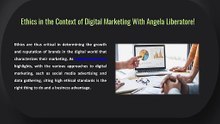 Ethics in the Context of Digital Marketing With Angela Liberatore!