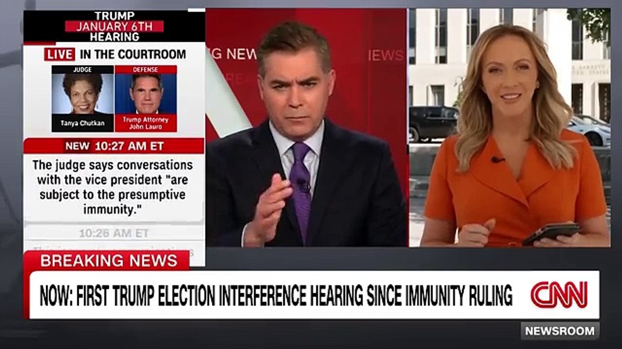 ‘Getting a little spicy in there Trump’s election subversion hearing underway
