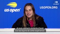 US Open - Sabalenka a retenu les leçons de la finale perdue l’année dernière