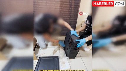 Batman'da bilgisayar kasalarında uyuşturucu ele geçirildi