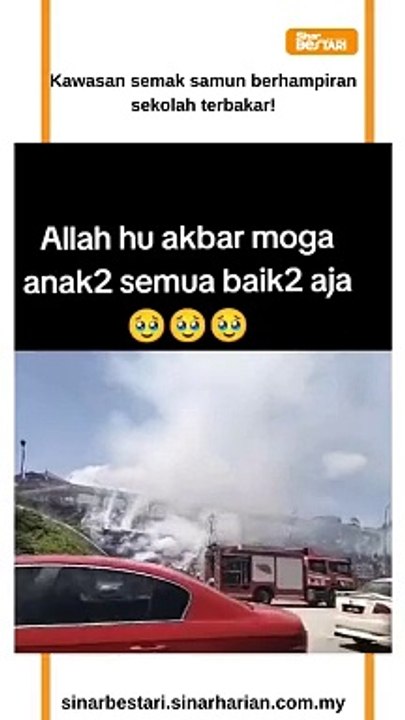 Kawasan semak samun terbakar