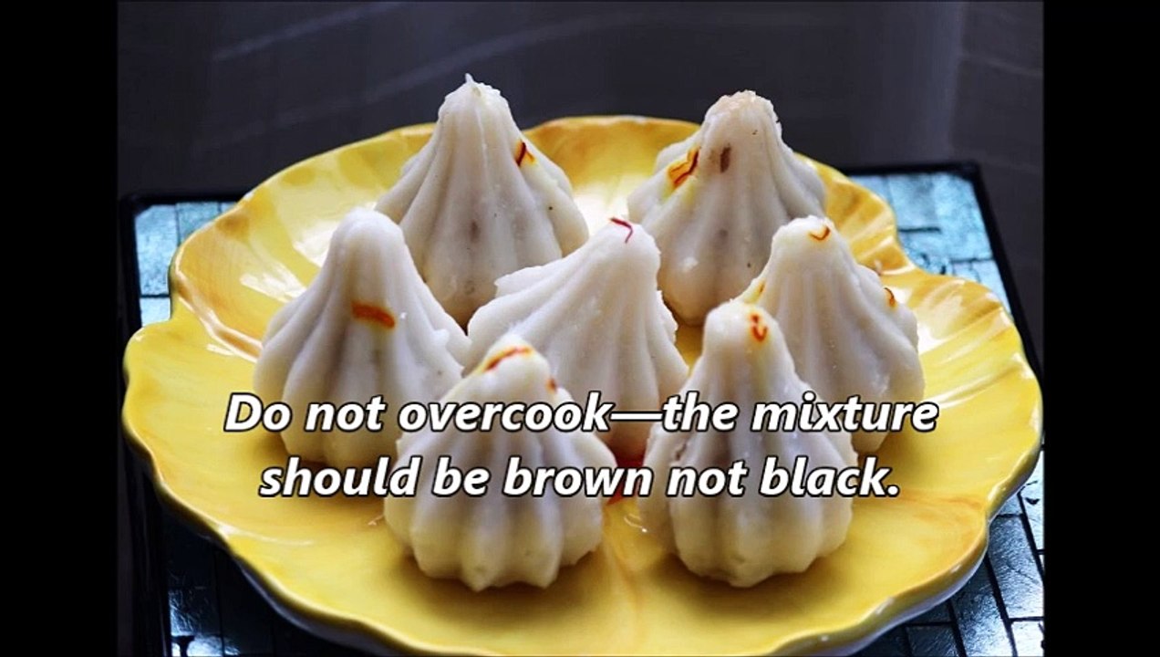 Rice Modak (Coconut Pastries)