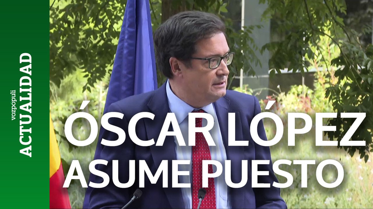 Óscar López asume las riendas de Transformación Digital y buscará impulsar la IA