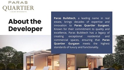 Discover Luxury Living at Paras Quartier Gurgaon A Complete Overview
