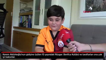 Kerem Aktürkoğlu'nun gidişine üzülen Rüzgar: Benfica Kulübü ve taraftarları ona çok iyi baksınlar