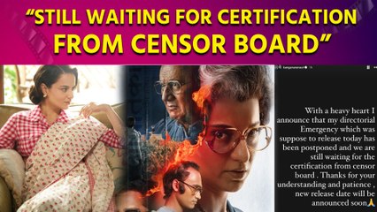 "Kangana's 'Emergency' Delayed Again: Awaits Censor Board Certification"