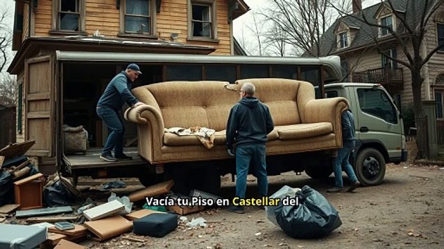 Vaciado de pisos en menos de 24 h en Castellar del Vallès: vaciamos muebles, trastos, madera, enseres domésticos y más. #vaciado #pisos #castellardelvalles