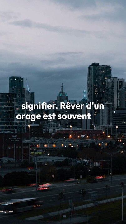 Rever d’un orage : interprétation et signification