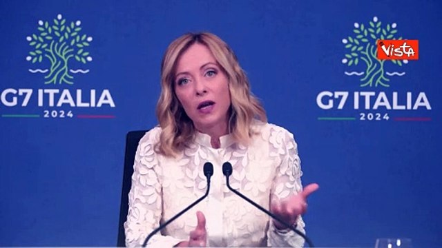 Meloni: I Paesi del G7 uniti dalla difesa della libert? e della democrazia
