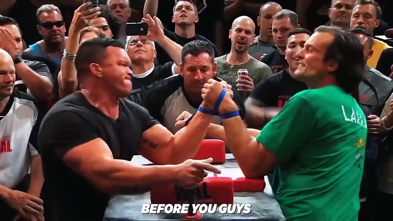 Training W- Worlds Strongest Arm Wrestler Devon Larratt #dailymotion