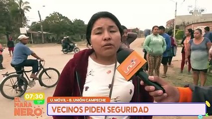Scz vecinos exigen seguridad tras denuncia de violación