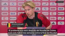 De Bruyne, contra la FIFA y la UEFA: 