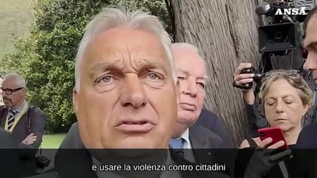 Orban: Salis al Parlamento Ue e' stile italiano, non ungherese
