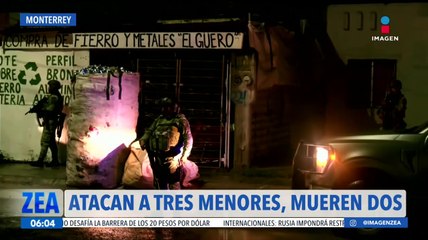 Atacan a balazos a tres menores en Juárez, Nuevo León; dos murieron