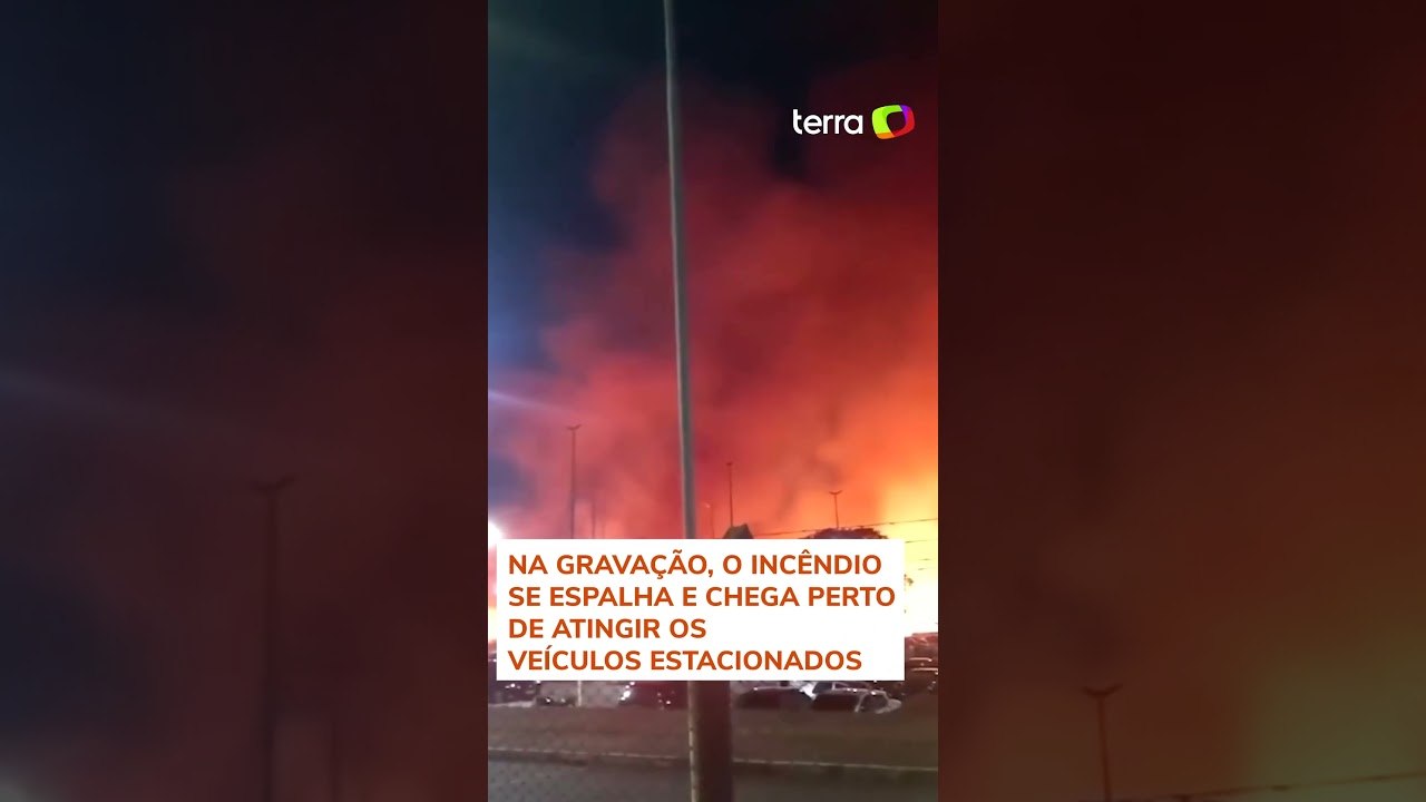 Incêndio atinge mata ao lado de universidades, e estudantes retiram carros às pressas em Goiânia