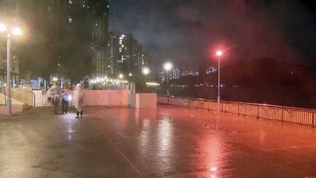 WATCH: Typhoon Yagi slams Hong Kong as storm heads toward China