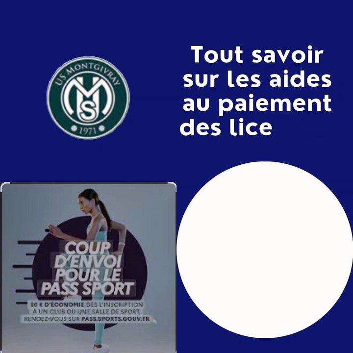 Aides au paiement des licences
