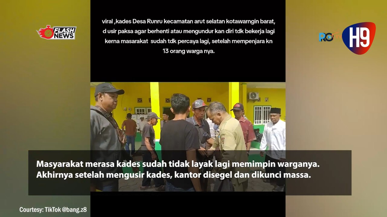Viral Warga Desa Usir Kadesnya Usai Terlibat Kasus Penipuan