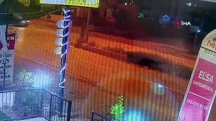 Uzman çavuşun öldüğü kaza kamerada