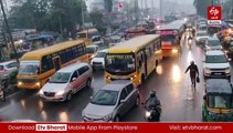హైదరాబాద్​లో మరోసారి భారీవర్షం - రహదారులపై అడుగులోతు నీరు