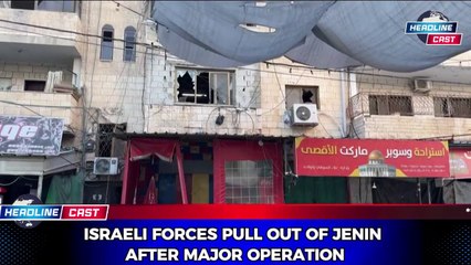 Israeli forces pull out of Jenin after major operation